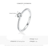 MODIAN® Classic Silver Simple Ring