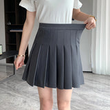 YUMMI® Elastic High Waist Pleated Skirt