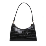 ZAFRA® Leather Solid Color Chain Handbag