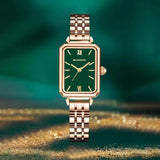 CHIARA® Square Green Vintage Watch