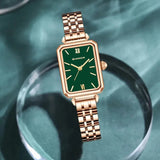 CHIARA® Square Green Vintage Watch