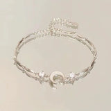 CRYSTAL®  Elegant Crystal Flowers Bracelet