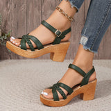 FABIANNA® Ankle Strap High Heels Sandals