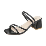 LAURA® Slippers Cross Tied Leather