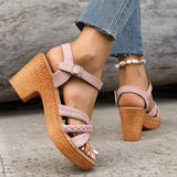 FABIANNA® Ankle Strap High Heels Sandals