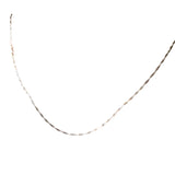 COLLARADA® Sterling Silver Sparkling Water Wave Chains Necklace